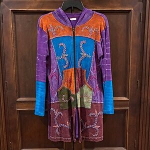 India Boutique Colorful Embroidered Women's Tunic/Jacket